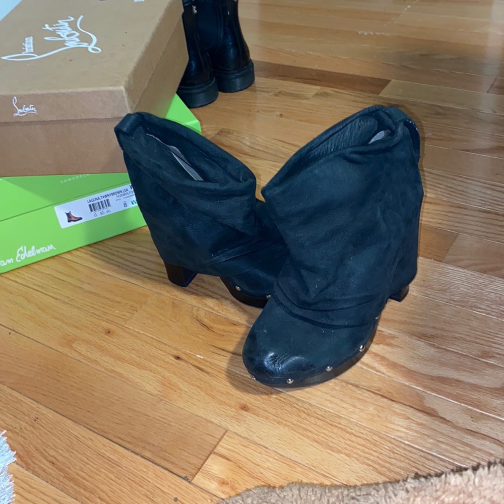 Vince camuto black booties